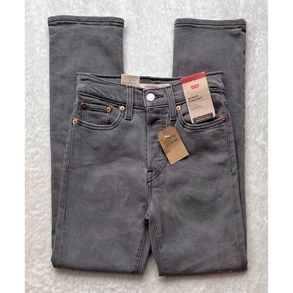 NWT Levi's Wedgie Straight Cropped Jeans in Cosmic Comet, Size 00 X Short, 24x28 - Picture 11 of 16